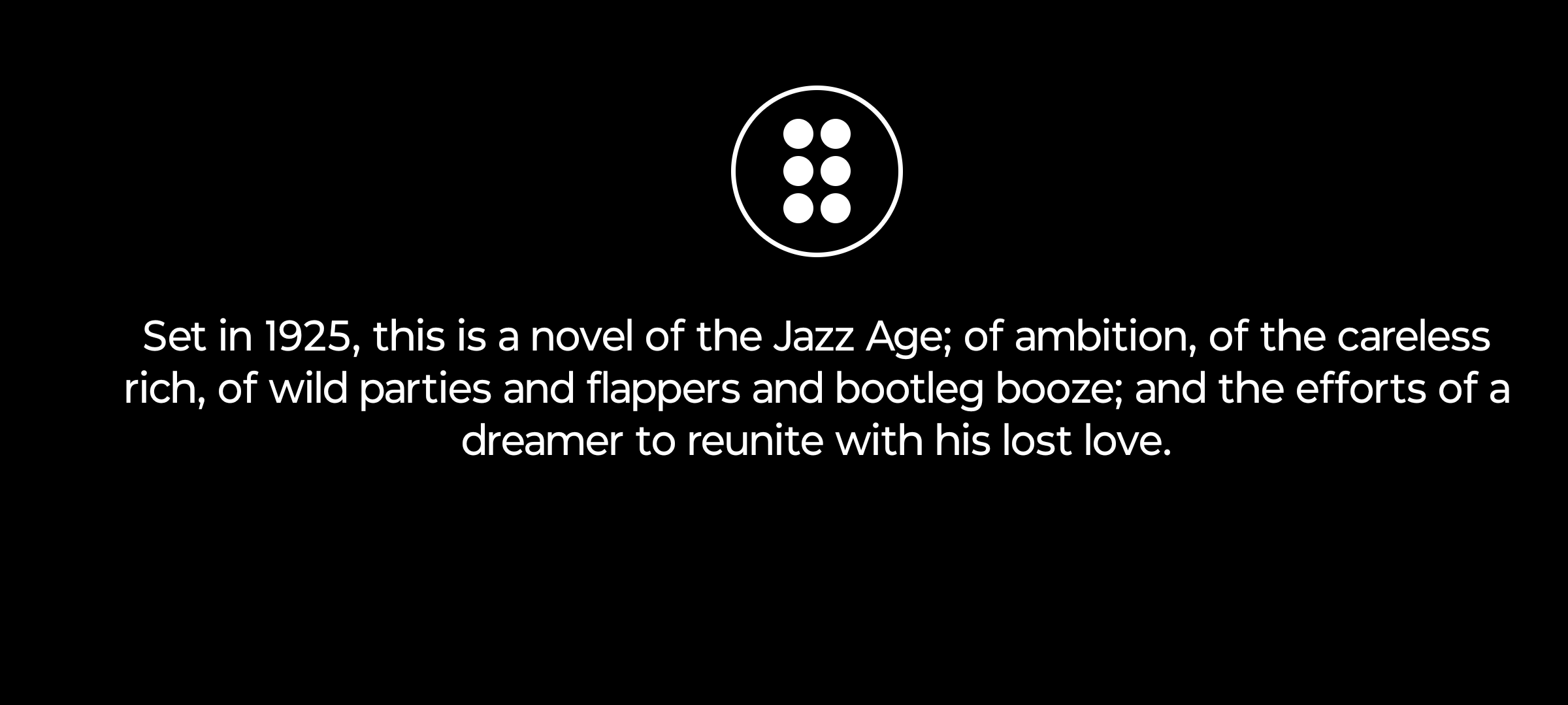 Screenshot of the Dictation feature in the app